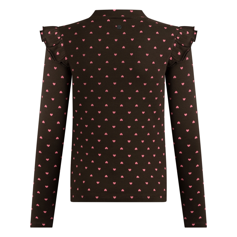 Persival 3310610 W20146 t-shirt lange mouw Bruin donker
