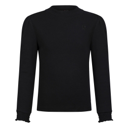 Persival 3310611 W20147 meisjes t-shirts lange mouw Zwart