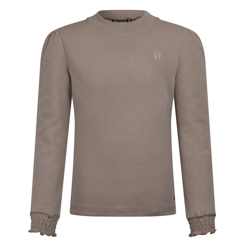 Persival 3310611 W20147 t-shirt lange mouw Taupe