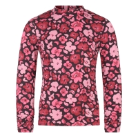 Persival Colly aop W20237 t-shirt lange mouw Wijnrood