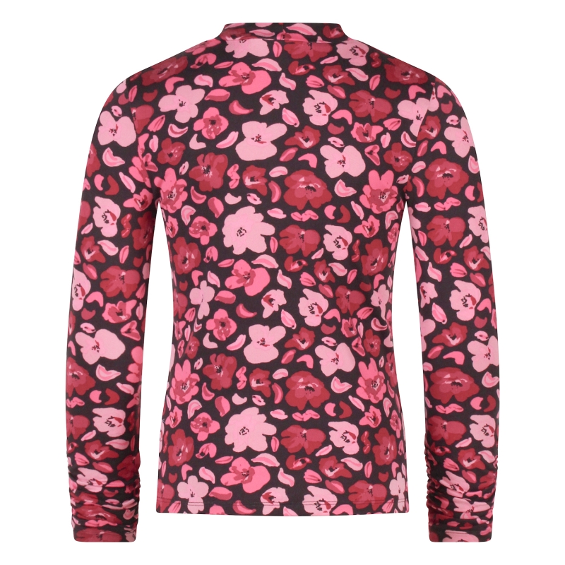 Persival Colly aop W20237 t-shirt lange mouw Wijnrood