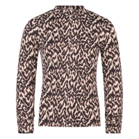 Persival Colly aop W20237 t-shirt lange mouw Zand
