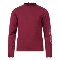 Persival Olivia W20242 t-shirt lange mouw Wijnrood