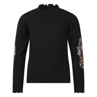 Persival Olivia W20242 t-shirt lange mouw Zwart