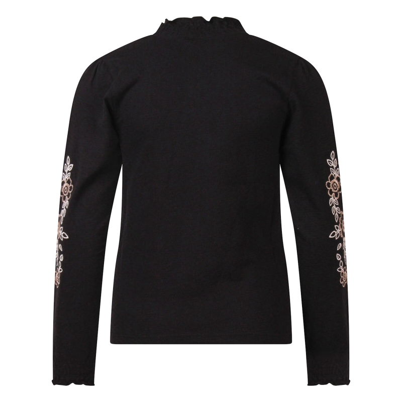 Persival Olivia W20242 t-shirt lange mouw Zwart