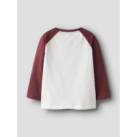 name it NMFBOTANJE LS TOP t-shirt lange mouw Red