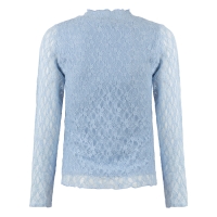 D-zine Bilou W20122 t-shirt lange mouw Bleu