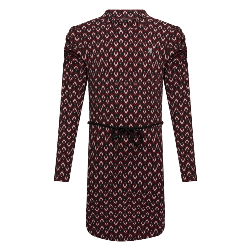 Persival 3110706 W10133 jurken Wijnrood