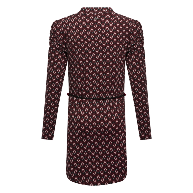 Persival 3110706 W10133 jurken Wijnrood