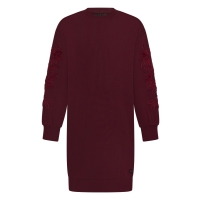 D-zine Tanneke W10132 jurken Rood bordo