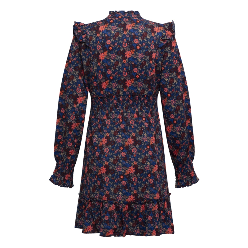 D-zine Tynette W10199 jurken Koraal