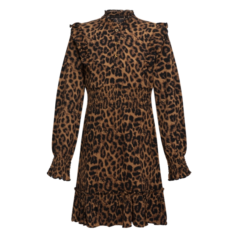 D-zine Tynette W10199 jurken Camel