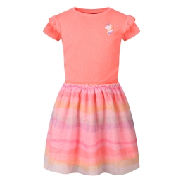 Persival 3210700 Z10014 meisjes Jurk koraal neon