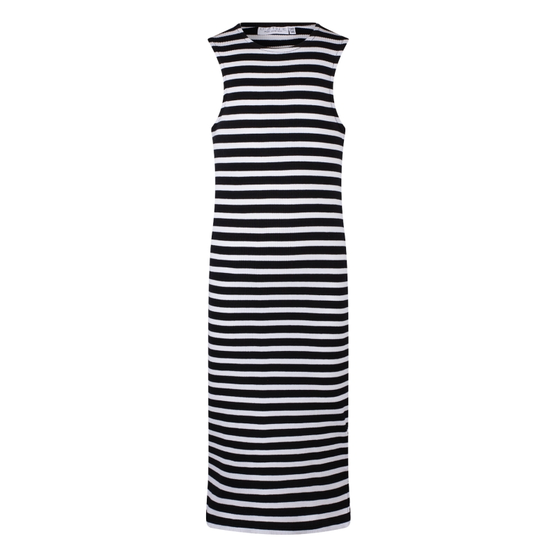 D-zine Aliyana st Z10190 jurken Zwart