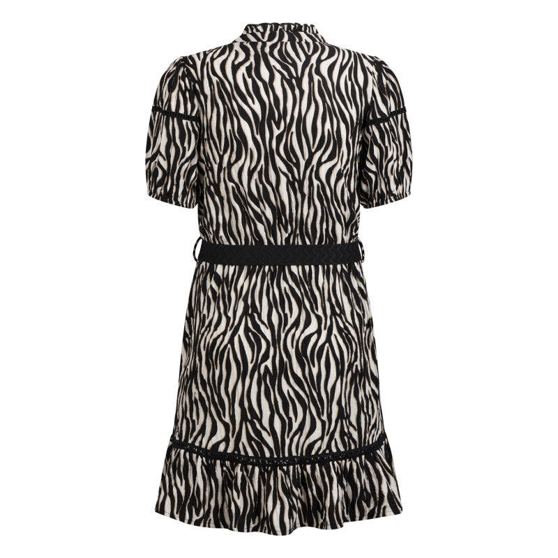 D-zine Asika Z10186 jurken Zand