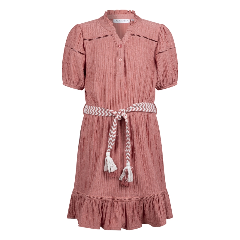 D-zine Asika Z10186 jurken Oud rose