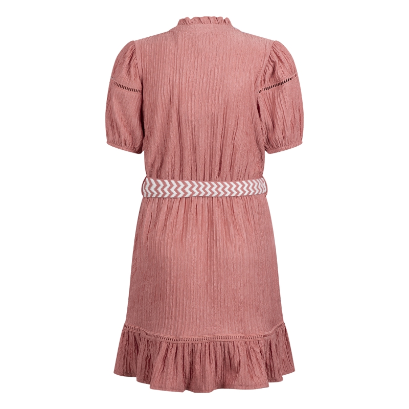 D-zine Asika Z10186 jurken Oud rose