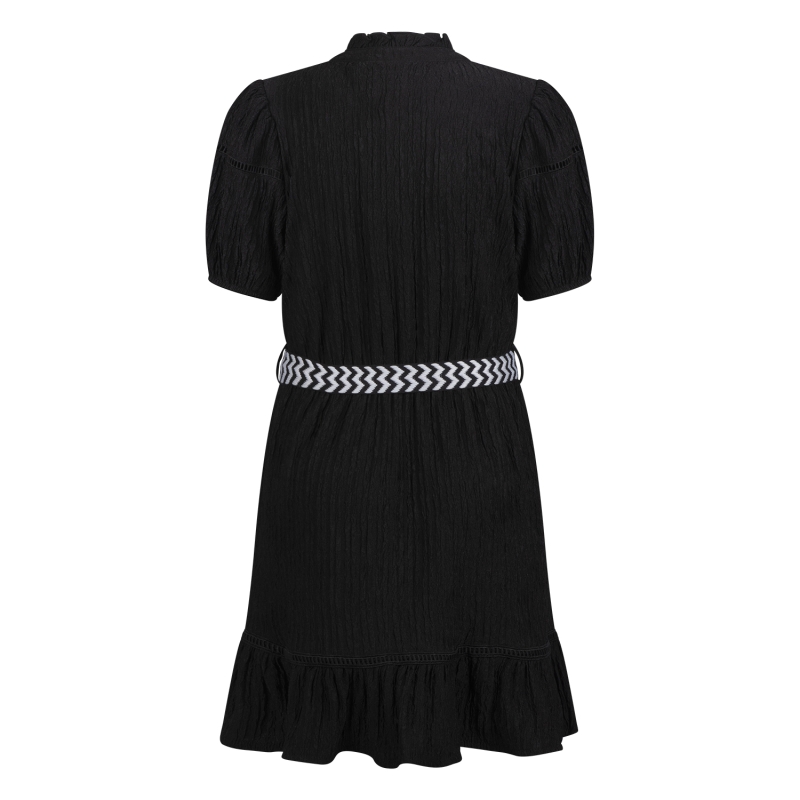 D-zine Asika Z10186 jurken Zwart