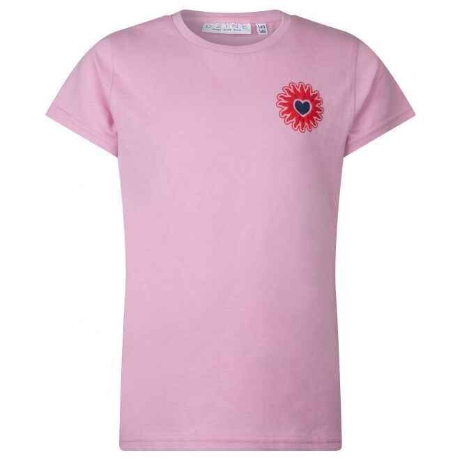 D-zine D-zine Allas B Z10195 Roze candy D-zine Allas B Z10195 Meisjes T-shirt korte mouw Roze bestel je online bij www.bertusmode.nl/
