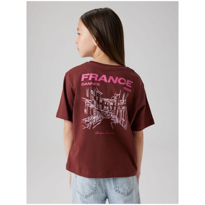 name it name it NKFLINNE SS NREG TOP Bruin Andorra name it NKFLINNE SS NREG TOP Meisjes T-shirt korte mouw Bruin bestel je online bij www.bertusmode.nl/