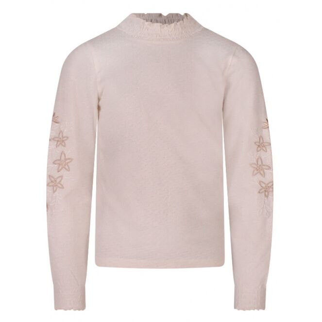 Persival Persival Olivia W10237 Beige whitecap gray Persival Olivia W10237 Meisjes t-shirts lange mouw Beige bestel je online bij www.bertusmode.nl/