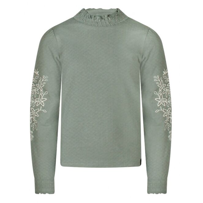 Persival Persival Olivia W10237 Groen chinois green Persival Olivia W10237 Meisjes t-shirts lange mouw Groen bestel je online bij www.bertusmode.nl/