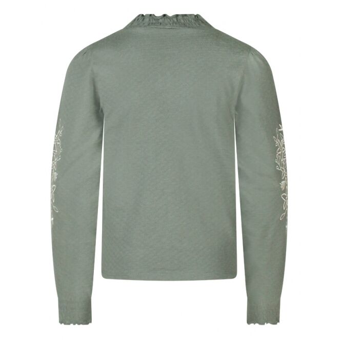 Persival Persival Olivia W10237 Groen chinois green Persival Olivia W10237 Meisjes t-shirts lange mouw Groen bestel je online bij www.bertusmode.nl/