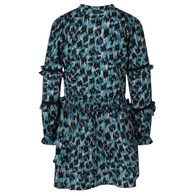 Persival Persival 3110701 W10065 Blauw 11.PETROL.W25 Persival 3110701 W10065 Meisjes Jurk Blauw bestel je online bij www.bertusmode.nl/