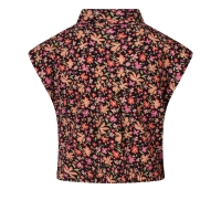 D-zine Hanne Z10332 blouses mouwloos Koraal fel