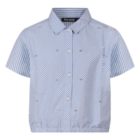 Persival 3210501 Z10031 blouses korte mouw Kobalt