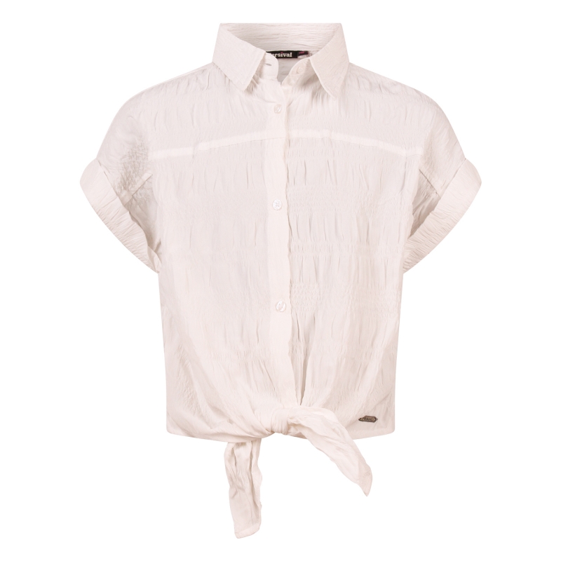 Persival 3210503 Z10082 blouses korte mouw Ecru