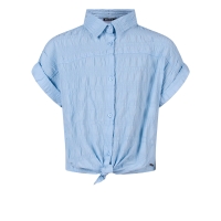 Persival 3210503 Z10082 blouses korte mouw Blauw licht