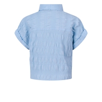 Persival 3210503 Z10082 blouses korte mouw Blauw licht