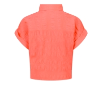 Persival 3210503 Z10082 blouses korte mouw koraal neon