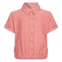 D-zine Asima Z10184 blouses korte mouw Oud rose