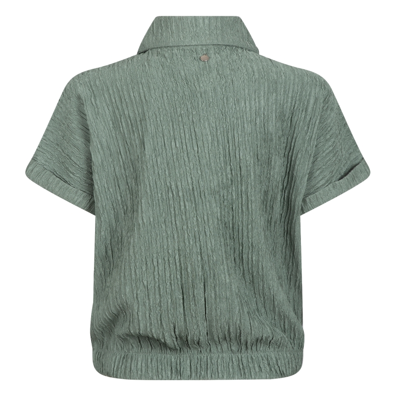 D-zine Asima Z10184 blouses korte mouw Army