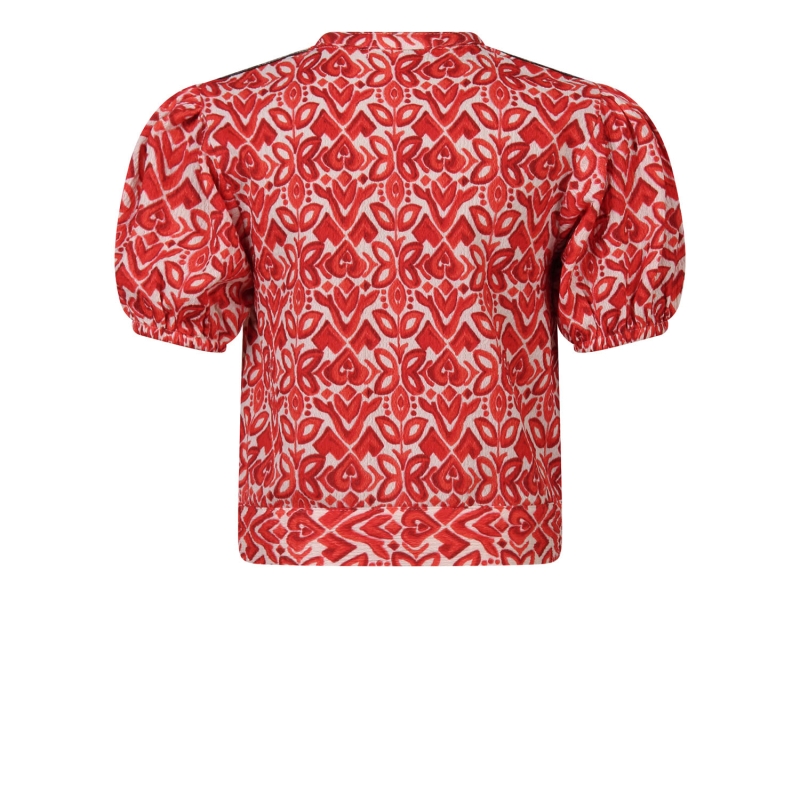 D-zine GT83622-B Z10559 blouses korte mouw Koraal