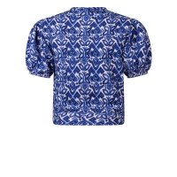 D-zine GT83622-B Z10559 blouses korte mouw Kobalt