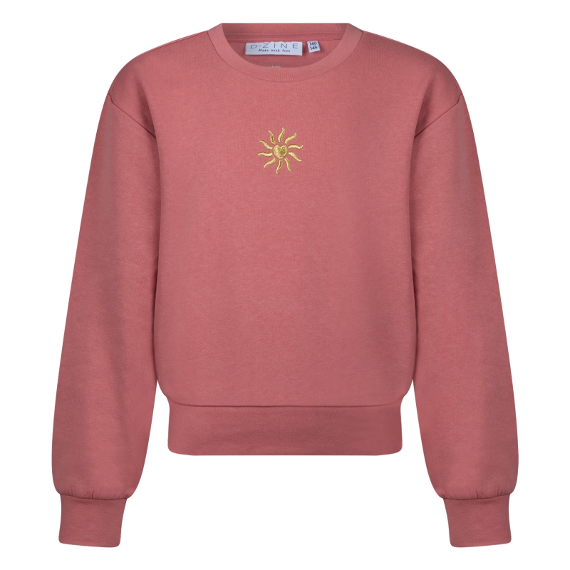 D-zine Athena Z10055 sweatshirts Oud rose