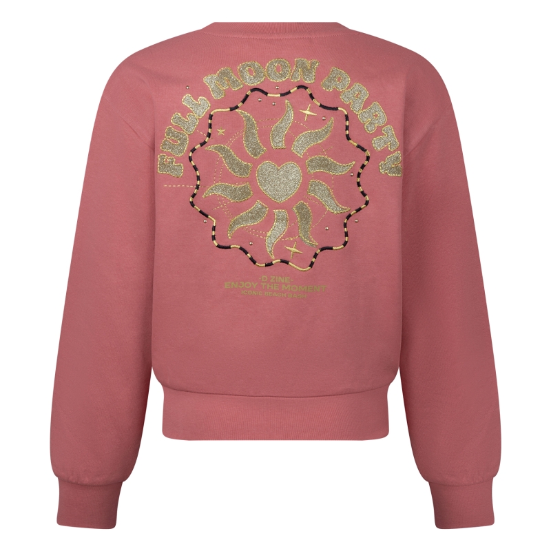 D-zine Athena Z10055 sweatshirts Oud rose