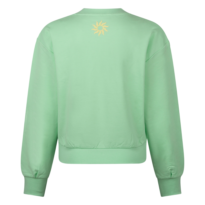 D-zine Anneleen Z10422 sweatshirts Groen licht