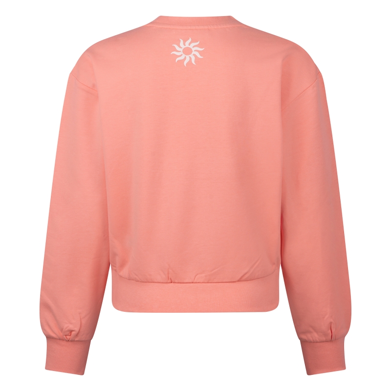 D-zine Anneleen Z10422 sweatshirts Pastel oranje