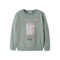 name it NKFKONNA LS NREG SWEAT UNB BOX sweatshirts Green