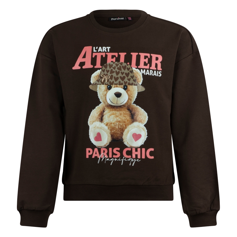 Persival 3310402 W20039 sweatshirts Bruin donker