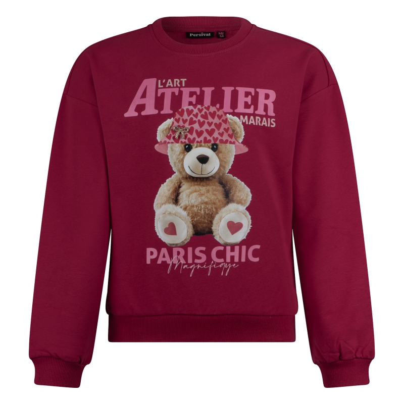 Persival 3310402 W20039 sweatshirts Cerise