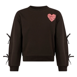 Persival 3310403 W20220 meisjes sweatshirt Bruin donker
