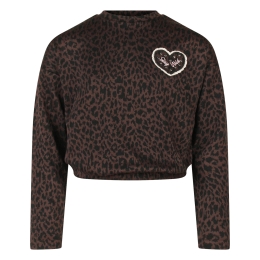 Persival Cato A W20233 meisjes sweatshirt Bruin donker