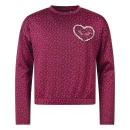 Persival Cato B W20234 meisjes sweatshirt Wijnrood