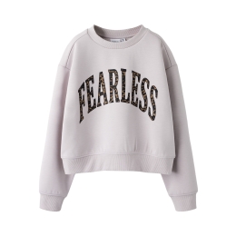 name it NKFBIMA LS RLX SHORT SWEAT UNB BOX meisjes sweatshirt Purple