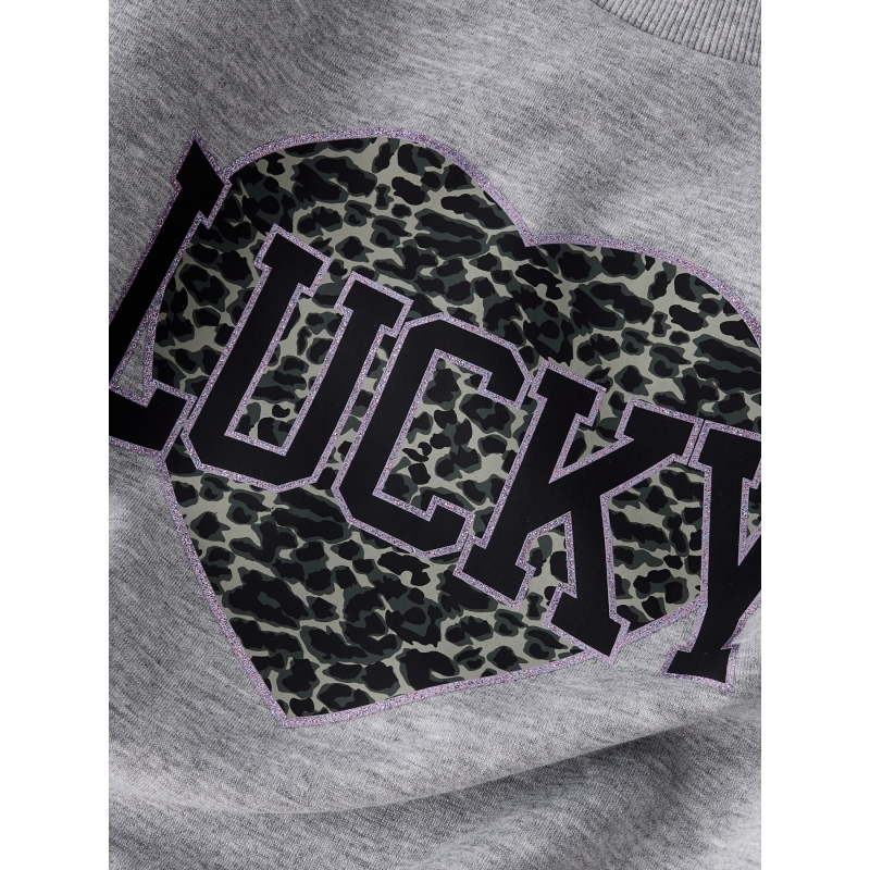 name it NKFBIMA LS RLX SHORT SWEAT UNB BOX sweatshirts Grey